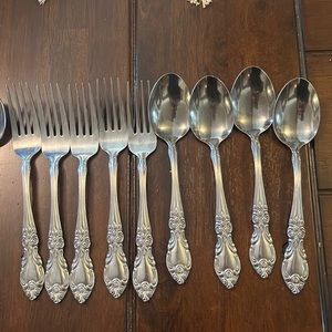 Vintage 1950s Rodgers Stainless Steel Silverware Made In Japan .